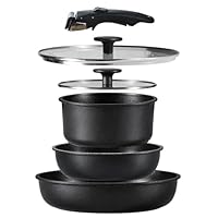 Amazon.co.jp: CAROTE カローテ フライパン 鍋 セット IH&ガス火対応 6